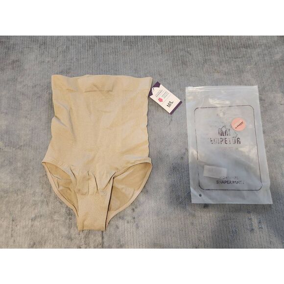 NWT Shapermint Empetua Beige High-Waisted Shaper Panty Brief M/L - Picture 1 of 5